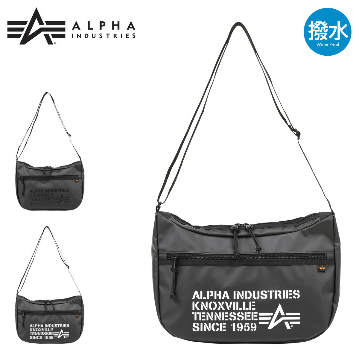 アルファインダストリーズ バッグ メンズ アルファインダストリーズ ショルダーバッグ メンズ 66302 ALPHA INDUSTRIES 斜め掛け 撥水[DL10]