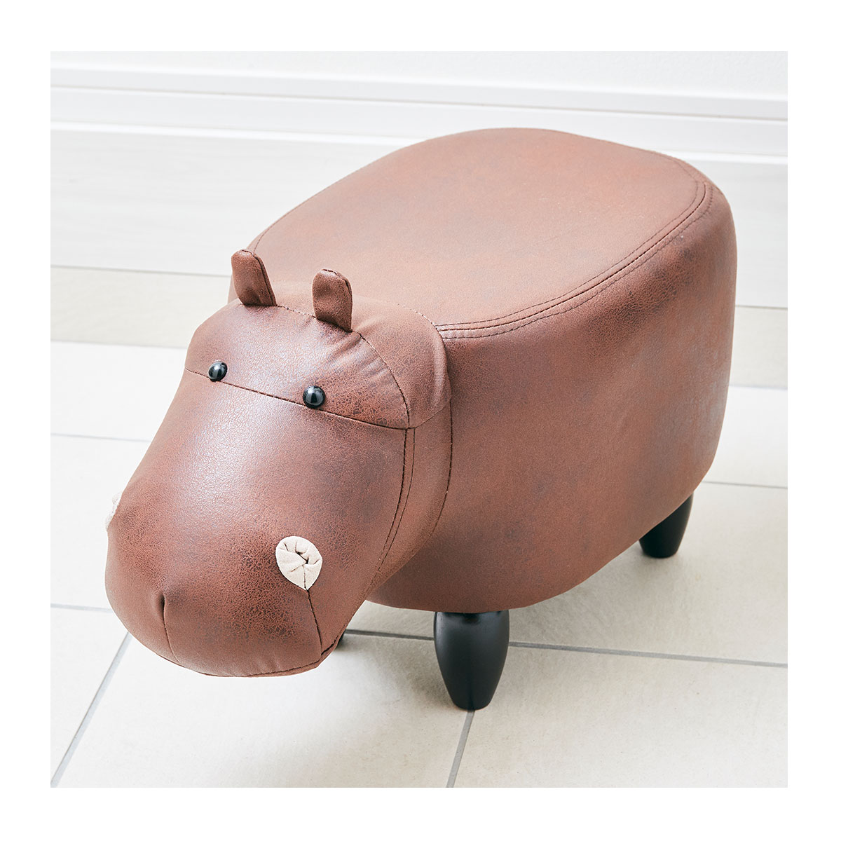 【全品10倍★9/19(金)20時～】アンファンス スツール かば アニマル Paul EF-ST02 EN FANCE 腰掛け オットマン かわいい[即日発送] [2]