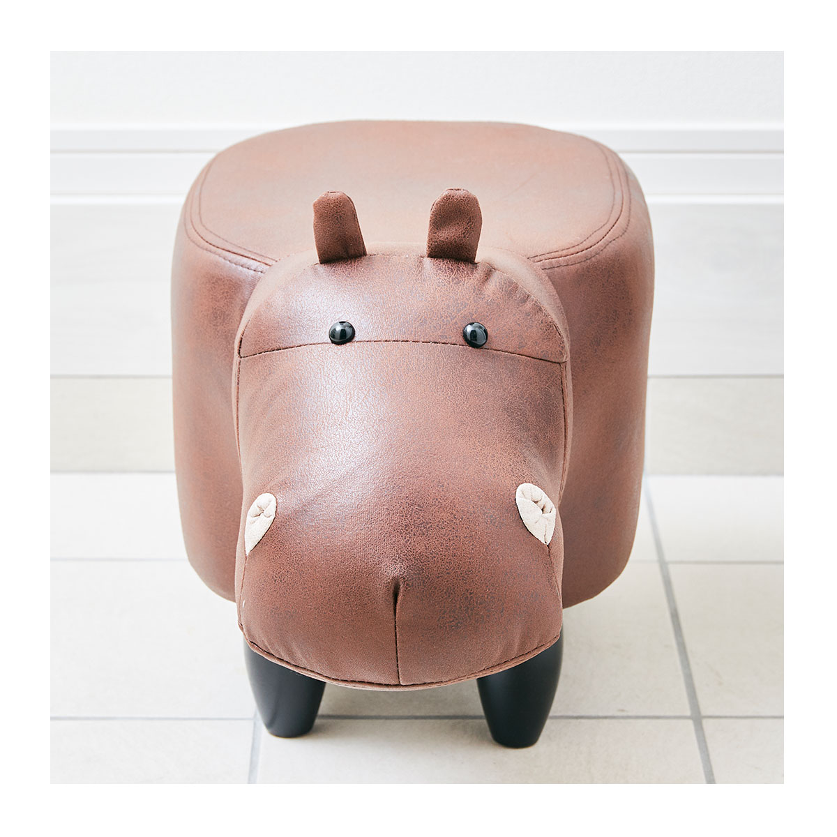 【全品10倍★9/19(金)20時～】アンファンス スツール かば アニマル Paul EF-ST02 EN FANCE 腰掛け オットマン かわいい[即日発送] [3]