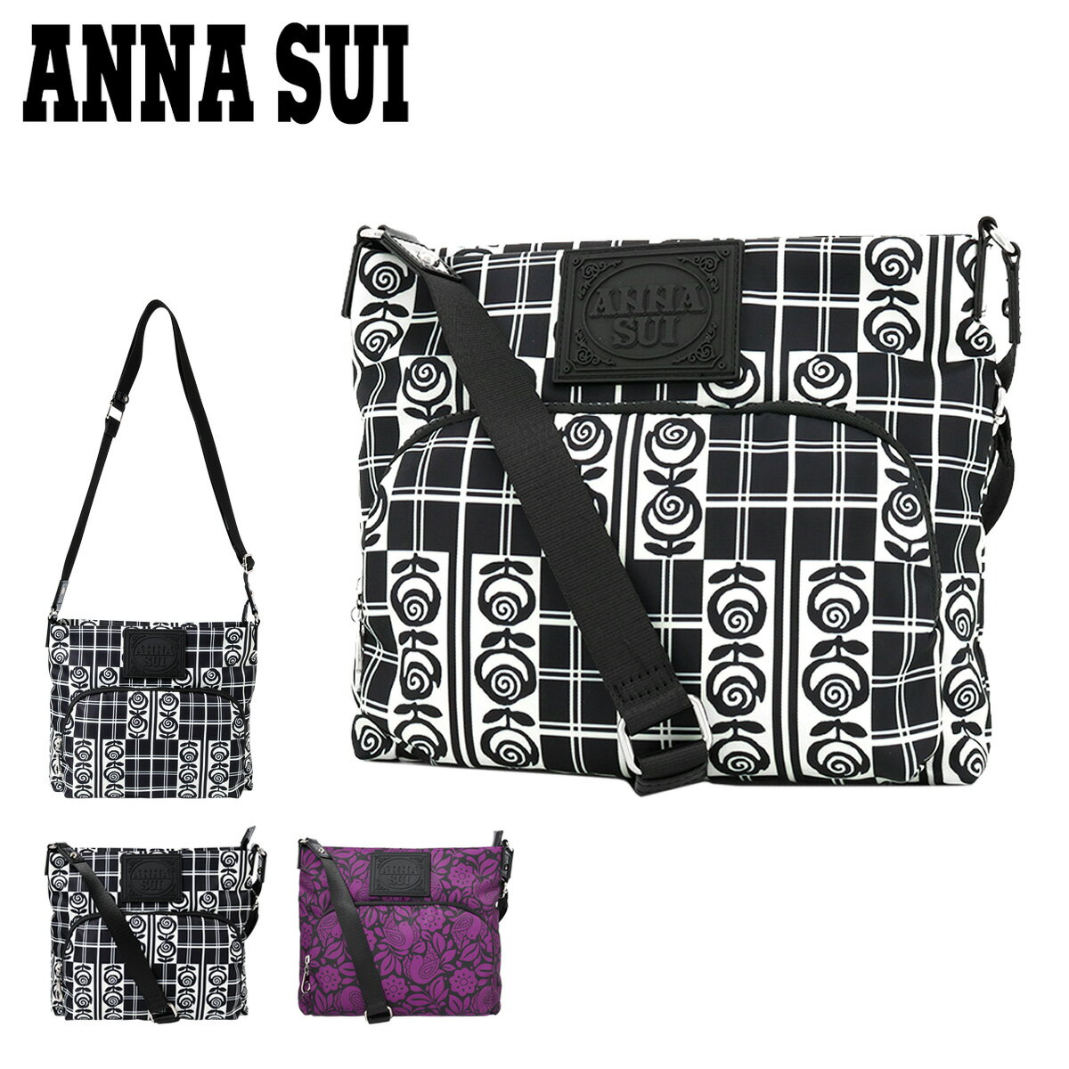 アナスイ ショルダーバッグ レディース ジャーニー 316303 ANNA SUI | ミニショルダー 花柄 総柄 ワンマイルバッグ[即日発送][DL10]