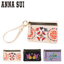 【全品10倍★5/16(金)2時迄】アナスイ マルチケース ファミリアアート レディース317890 ANNASUI | 小銭入れ コインケース 刺繍 ストラッ...