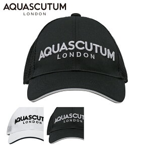 アクアスキュータム ゴルフ キャップ メッシュキャップ 帽子 メンズ レディース4623291020 Aquascutum GOLF サイズ調節可能 撥水 はっ水 接触冷感 UVカット[即日発送]