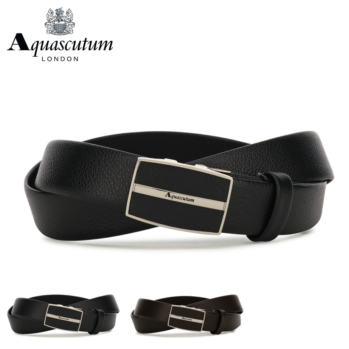 11/25限定!エントリーで10倍★アクアスキュータム ベルト 本革 バックルタイプ メンズ 4080123 Aquascutum 日本製 ビジネス カジュアル...