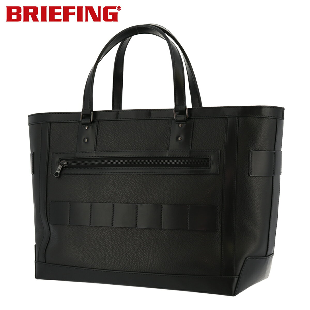 ブリーフィング トートバッグ A4 メンズ BRM191T32 イタリア製 BRIEFING FUSION MISSION TOTE LEATHER | 本革 レザー 肩掛け　ファスナー付き 大容量 [PO10][bef][即日発送]