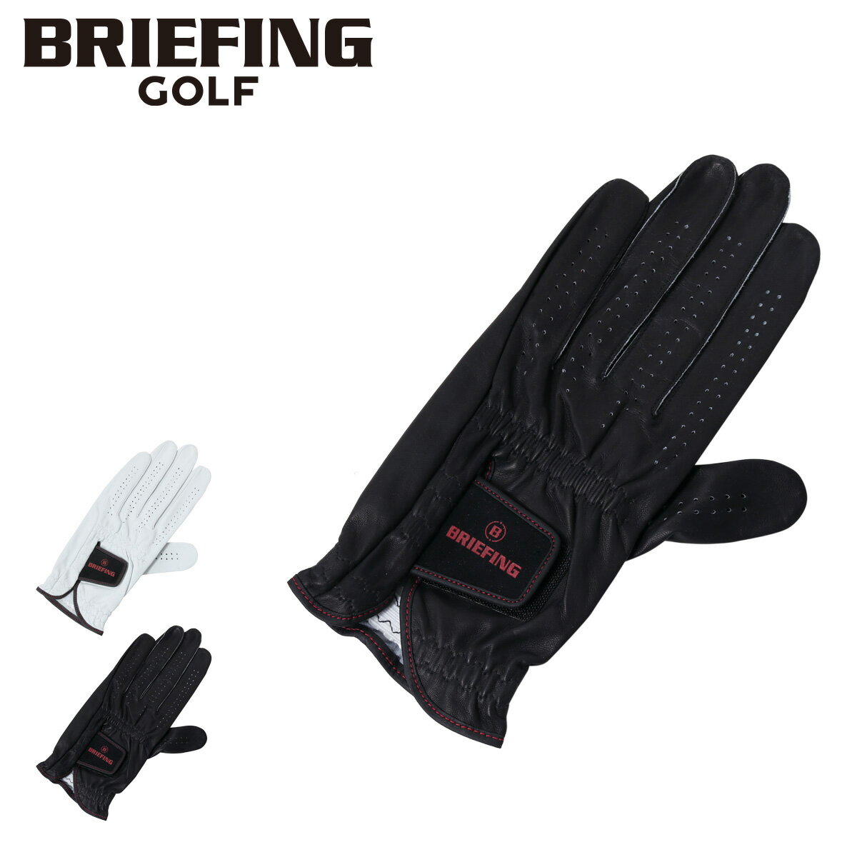 ブリーフィング ゴルフ グローブ 左手用 MENS PREMIUM LEATHER GLOVE-L メンズ BRG201A16 BRIEFING | 羊革 レザー ネコポス メール便