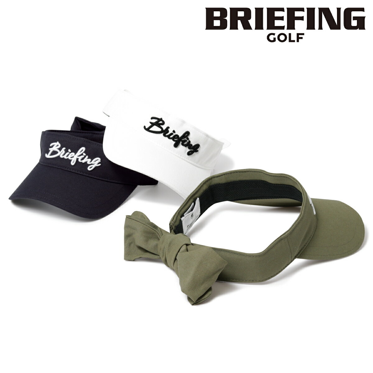 SALEۥ֥꡼ե  Х ˹ Ĵǽ ǥ BRG221W60 BRIEFING GOLF WOMENS LINEN RIBBON VISOR Х ܥ[¨ȯ][DL10]