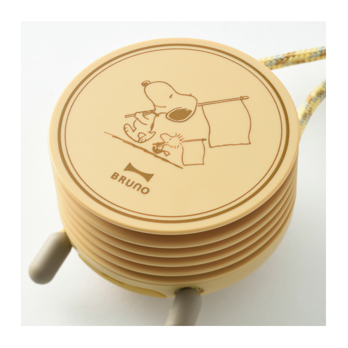 ブルーノ ピーナッツ 扇風機 ウェアラブルファン BDE041 BRUNO｜PEANUTS スヌーピー 首かけ扇風機 首掛け ポータブルミニファン ハンズフリー ミニ 小型 コンパクト 充電式 モバイルバッテリー スマホ充電 おしゃれ かわいい 1年保証[PO10][即日発送][bef]