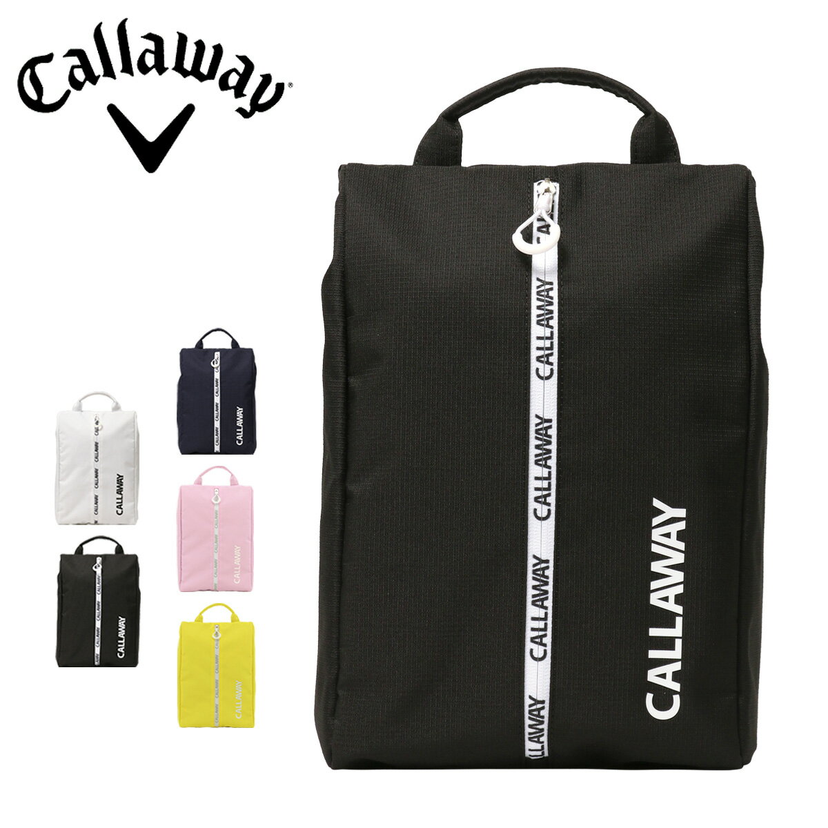 【全品10倍｜5/30 24時迄】キャロウェイ ゴルフ シューズケース アトラクティブ レディース Callaway シューズ入れ 靴入れ シューズバッグ 軽量[即日発送][PO10]