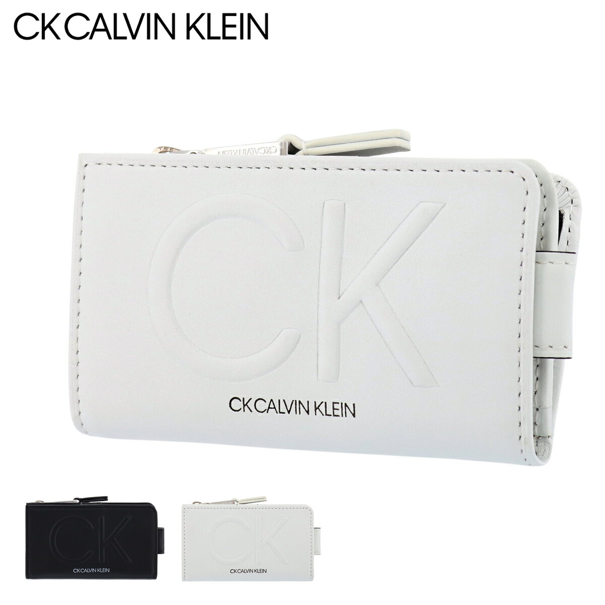 シーケー カルバンクライン キーケース メンズ 本革 ロゴス 816652 CK CALVIN KLEIN L字ファスナー 牛革 レザー 即日発送 DL10