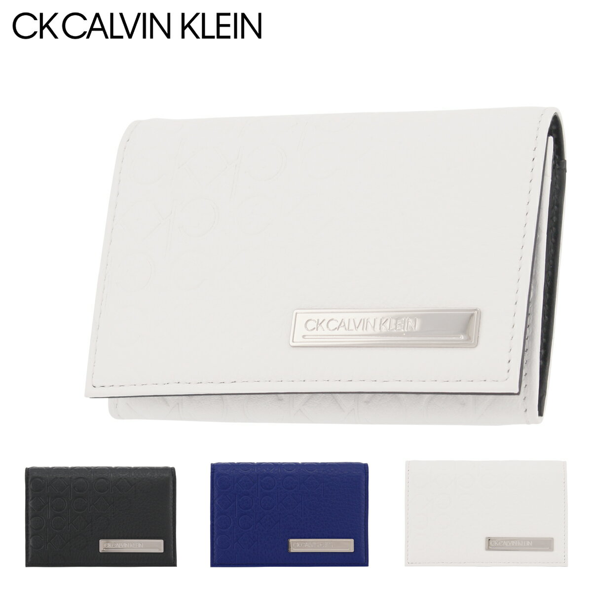 シーケー カルバンクライン 名刺入れ コモン 本革 レザー メンズ 824613 CK CALVIN KLEIN | 牛革 common[DL10][即日発送]