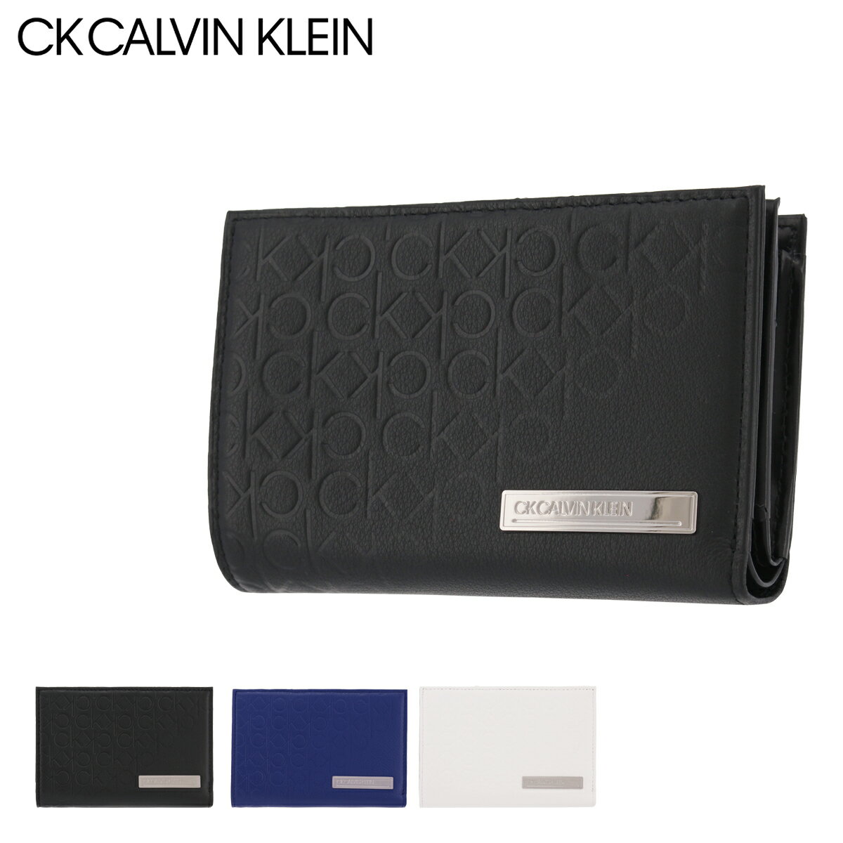 シーケー カルバンクライン 二つ折り財布 コモン 本革 レザー メンズ 824616 CK CALVIN KLEIN セミ長財布 牛革 common DL10 即日発送