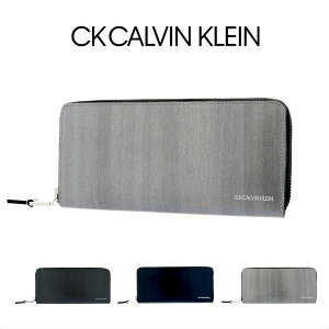 【全品10倍｜4/10 2時迄】シーケー カルバンクライン 長財布 ラウンドファスナー ボルダーII メンズ 345185 CK CALVIN KLEIN | 当社限定 コラボ 別注モデル 牛革 本革 レザー[春財布][即日発送]