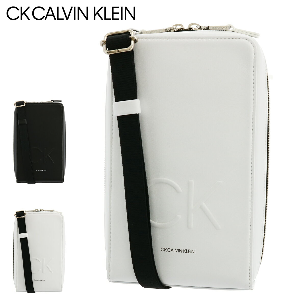 シーケー カルバンクライン ショルダーバッグ 本革 メンズ ロゴス 816151 CK CALVIN KLEIN | ミニショルダー 縦型 牛革 レザー[DL10]