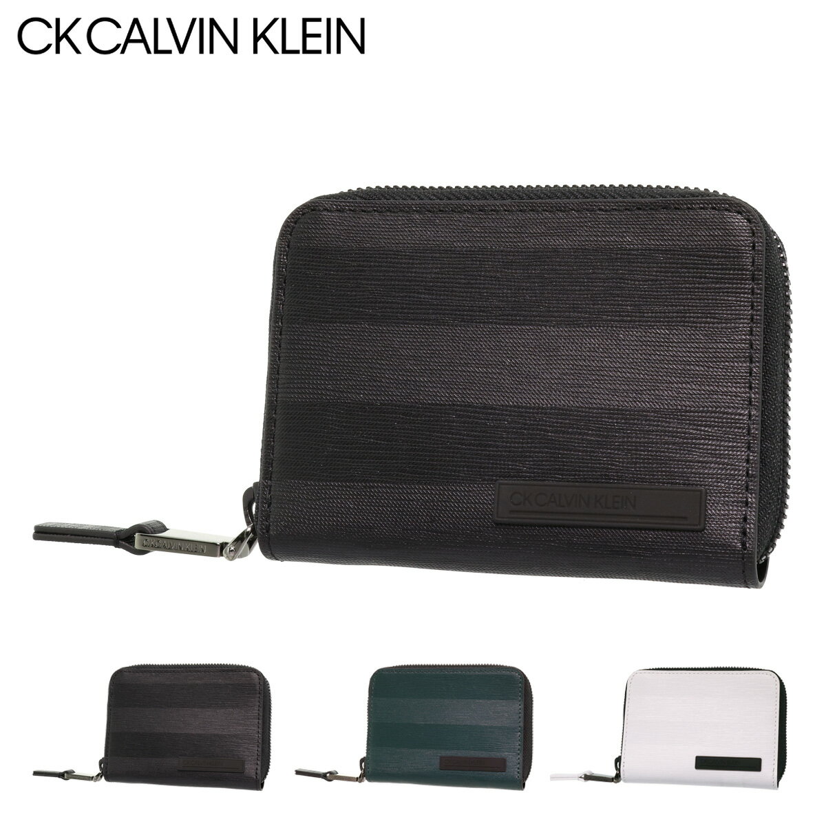 カルバンクライン キーケース（メンズ） シーケー カルバンクライン キーケース ラウンドファスナー 本革 メンズ テネシーII 823663 CK CALVIN KLEIN | 牛革 レザー[DL10]