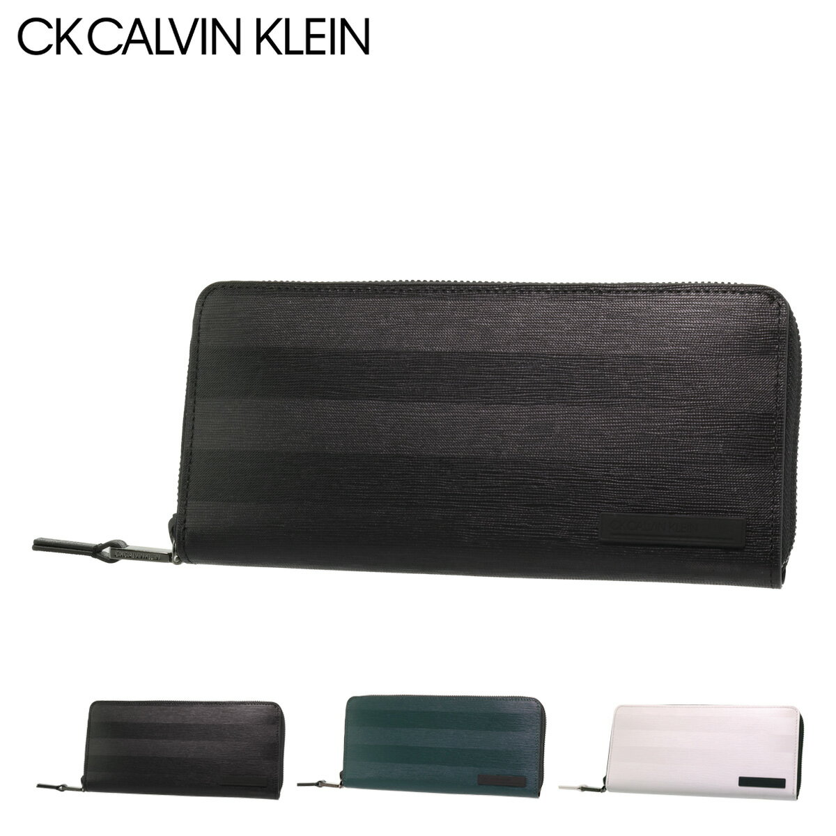 シーケー カルバンクライン 長財布 ラウンドファスナー 本革 メンズ テネシーII 823667 CK CALVIN KLEIN | 牛革 レザー[DL10]