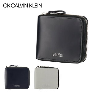 シーケー カルバンクライン 財布 二つ折り メンズ シャウト 813603 CK CALVIN KLEIN 本革 レザー [bef]