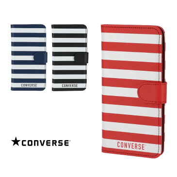 コンバース iPhone8Plus iPhone7Plus iPhone6Plus ケース 手帳型 ボーダー fu-co-001p CONVERSE スマートフォンケース [PO10][bef][即日発送]