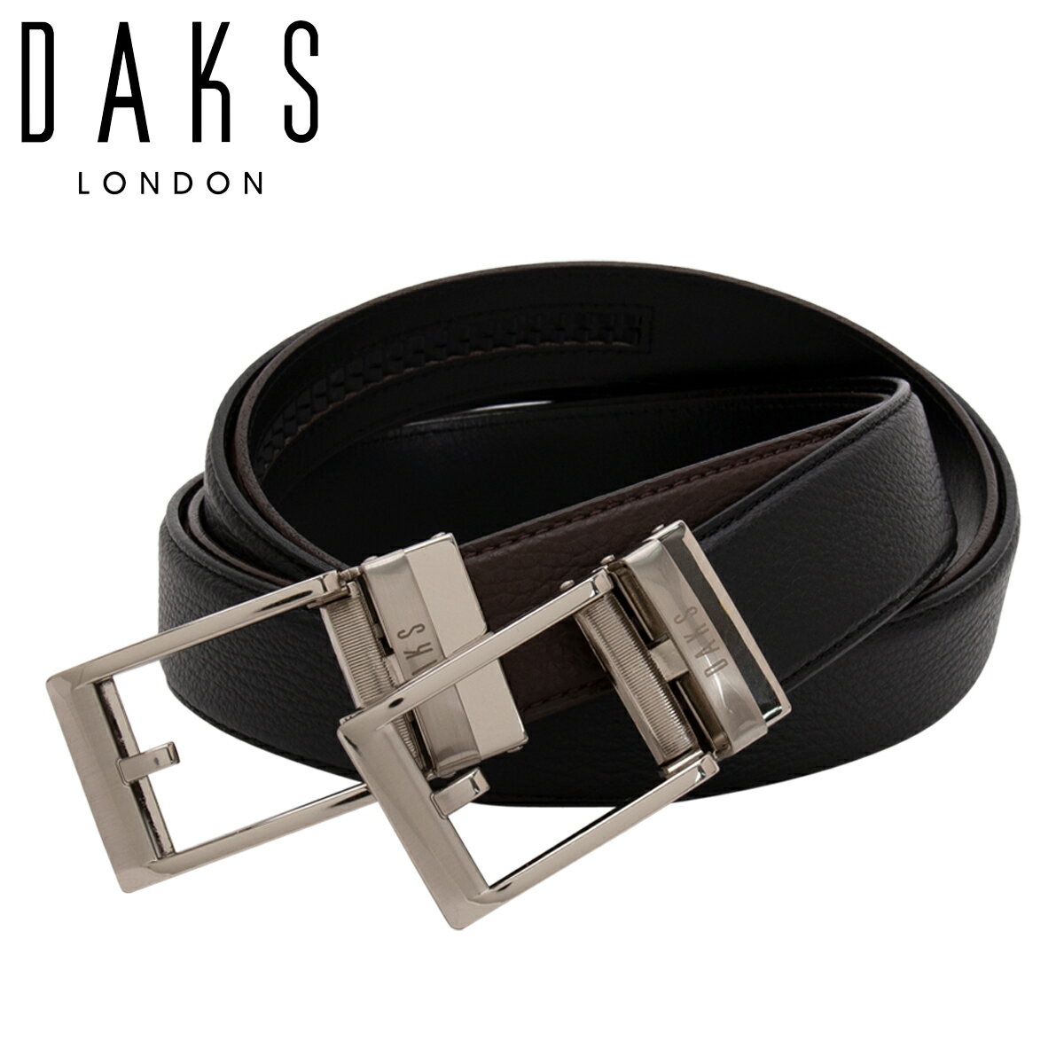 DAKS - ダックス ベルト DB16210 DAKS 日本製 本革 メンズ