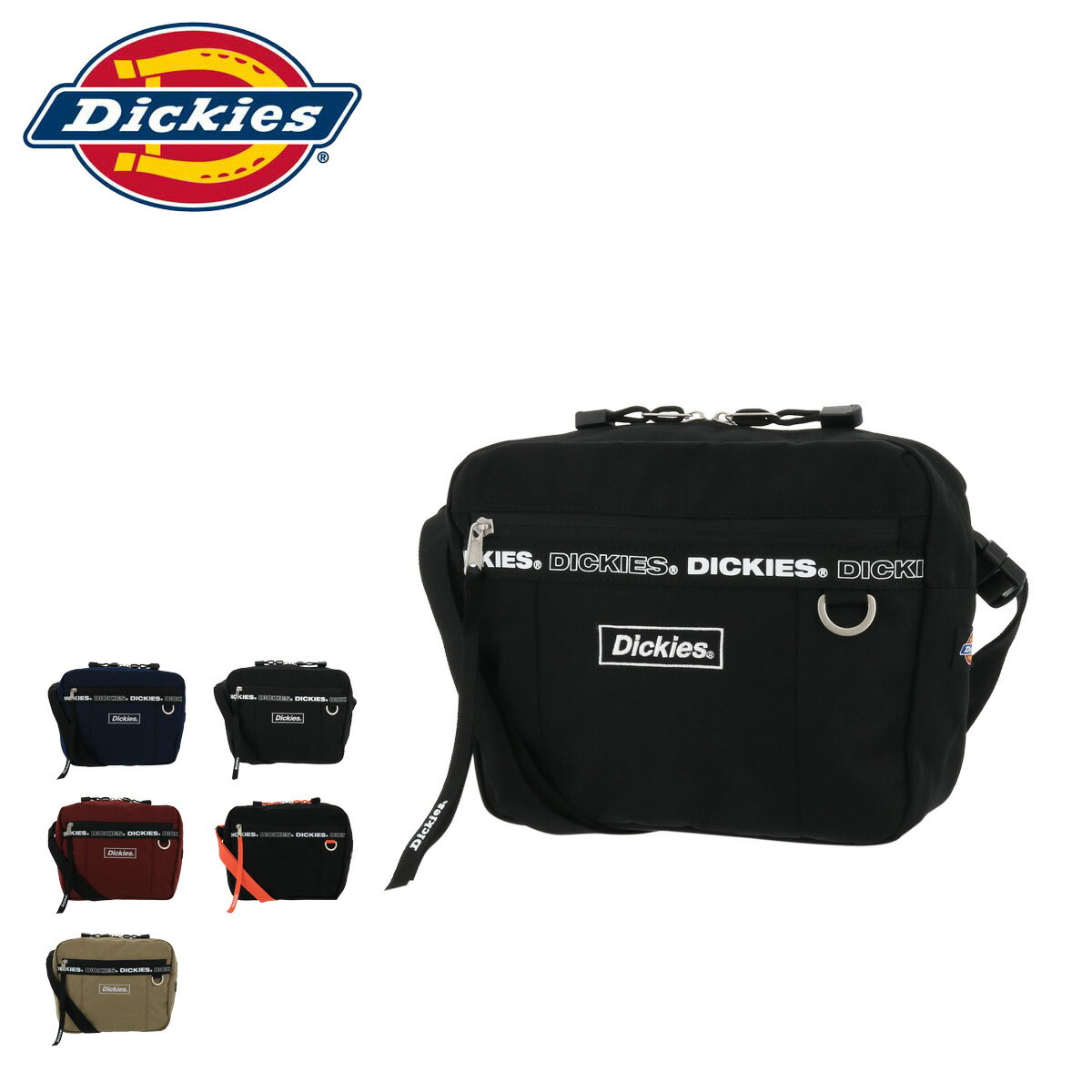 ディッキーズ ショルダーバッグ 横型 フレーム ロゴ メンズ レディース 14504300 DICKIES | 斜めがけ ペット お散歩バッグ ワンマイルバッグ