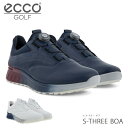 エコー ゴルフ シューズ エススリー ボア スパイクレス メンズ 男性用 102954 ECCO S-THREE BOA リール ダイヤル式 靴 ゴアテックス ...