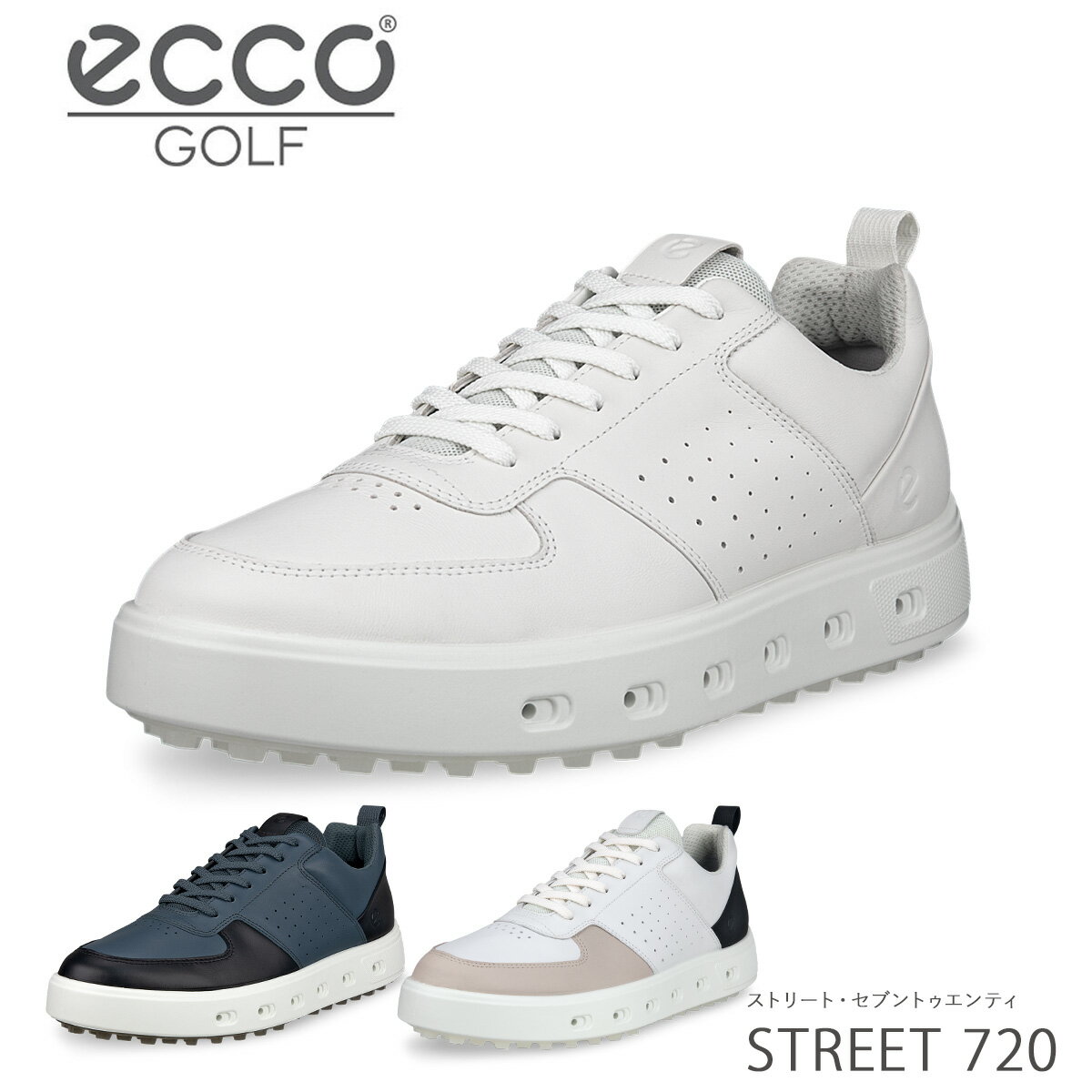 11/25限定!エントリーで10倍★エコー ゴルフ シューズ スニーカー ストリート 720 メンズ 男性用 111704 ECCO STREET レース 靴 ...