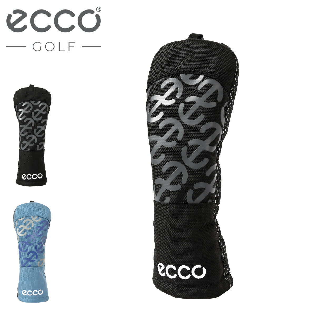 ITEM SPEC COLOR VARIATION ブランド：ECCO エコー ECCOロゴをふんだんに使用したヘッドカバーでブルーとブラックカラーの2色展開。 サイズ：約W9×H27cm重量：約57g カラー：ブラックブルー 素材：ナイロン 仕様：ダイヤル式番手タグ：3、4、5、7、X 備考：雨などで濡れた場合は、乾いた布で拭き取り影干しで十分に湿気をとってから保管して下さい。濡れたまま放置されますと、カビ発生等で製品寿命が縮まります。ナイロン素材は、雨降りや高温多湿状態になると水分を吸収し、生地が伸びてシワが出る場合があります。温度、湿度の低い通気性の良い日陰で保管して下さい。 ご注意ください： ● 商品の画像は、できるだけ商品に近いカラーにて掲載をしております。 お客様のモニターの発色または設定により、実際の色味と異なる場合もあります。あらかじめご了承ください。 ● メーカーサイズ、もしくは実際に測った寸法となります。商品の素材等の個体差により、若干サイズのばらつきがあります。サイズはあくまでも目安としてお考えください。 ● 天然皮革・素材を使用している商品によっては、天然素材の特性上、部位により風合いやシミ・シワ感や焦げ、濃淡など多少の個体差がある場合があります。あらかじめご了承ください。 関連ワード：サックスバー 楽天 正規販売店 ブランド メンズ レディース ユニセックス 通勤 通学 旅行 出張 おしゃれ 人気 軽量 大容量 コンパクト プレゼント ギフト 3980円以上購入で送料無料