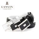 【全品10倍｜4/18 24時迄】ランバンコレクション ベルト jlmb2350 LANVIN COLLECTION ビジネスベルト 中間フリー 牛革 本革 レザー メンズ 即日発送