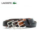 【全品10倍★5/7(水)0時迄】ラコステ ベルト メンズ LB84560 (旧LB84450) LACOSTE 本革 レザー カジュアル ビジネス ファッショ...