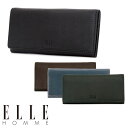 エルオム 長財布 メンズ XP34095(XP34085) ELLE HOMME Sheepskin 本革 レザー 