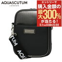 5/1 抽選で最大300%Pバック アクアスキュータム ゴルフ サコッシュ メンズ レディース 4623281005 Aquascutum GOLF ラウンドポ...