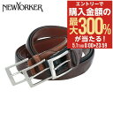 5/1 抽選で最大300%Pバック ニューヨーカー ベルト メンズ NY-5080219 日本製 NEWYORKER ピンタイプ ビジネス カジュアル フォーマ...