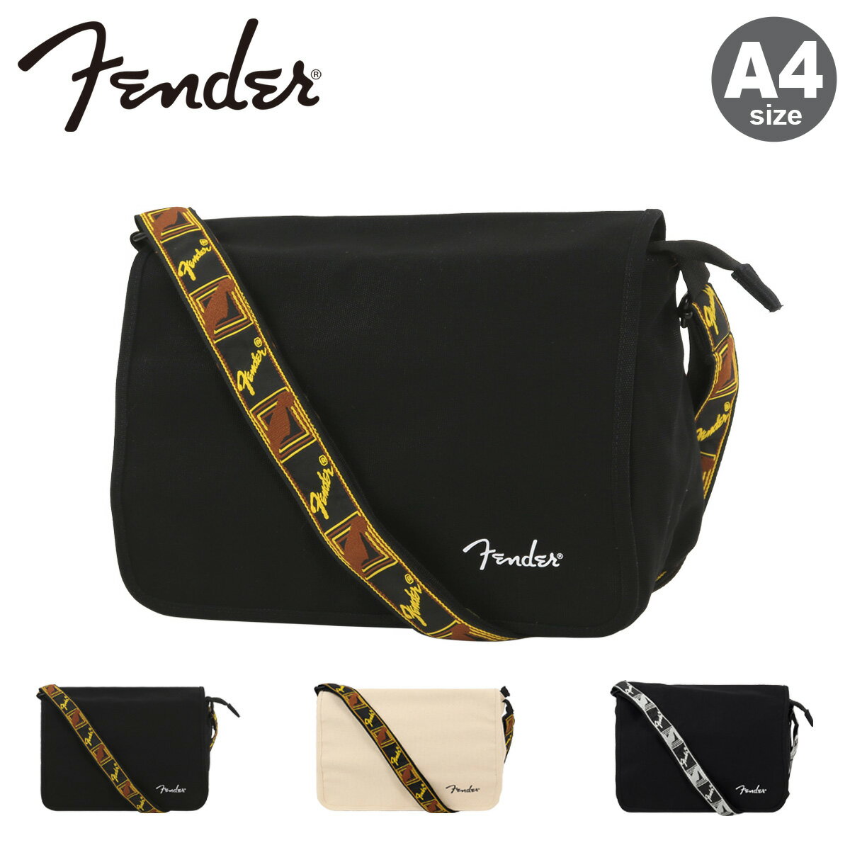 �ե������ ���������Хå� A4 ��å��󥸥㡼�Хå� �����Х� ��� ��ǥ����� 950-6004 Fender �礭��