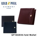 ゴールドファイル 二つ折り財布 メンズ GP10320 GOLD PFEIL OXFORD 札入れ 本革 レザー DL10