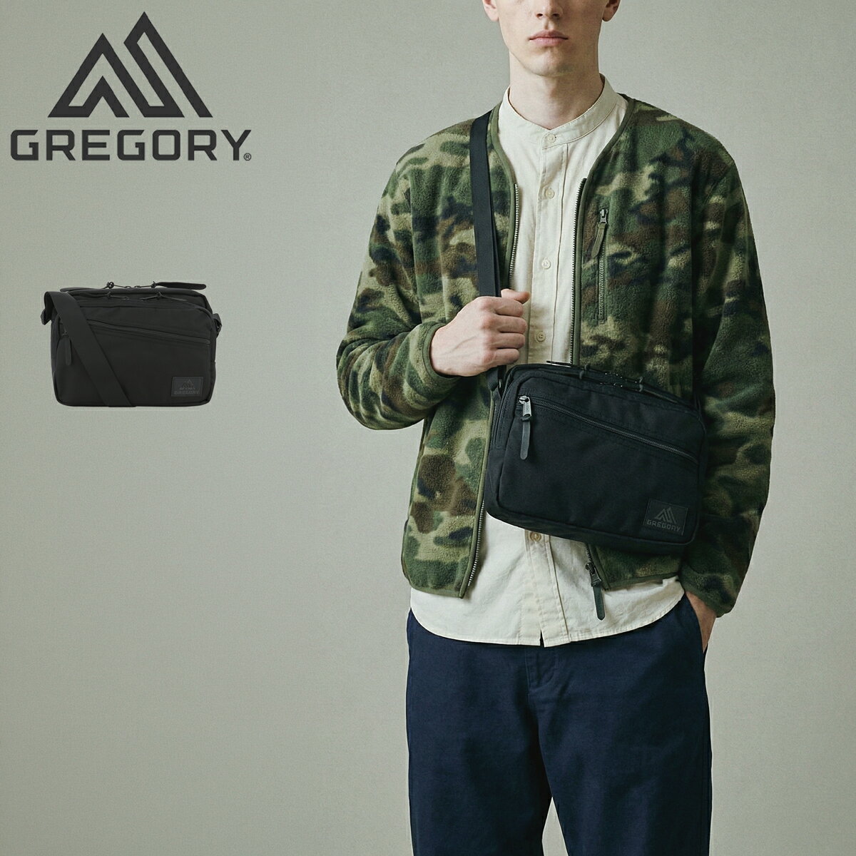 【全品10倍★3/4(水)20時～】グレゴリー ショルダーバッグ メンズ レディース ブランド 軽量 斜めがけ 大人 小さめ ナイロン かっこいい GREGORY 7L ミニショルダー バッグ クラシック CLASSIC ユーティリティーショルダーS[即日発送]
