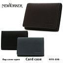 【全品10倍｜期間限定】ニューヨーカー 名刺入れ マディソン NYK098 NEWYORKER カードケース パスケース 本革 牛革 レザー メンズ