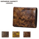 キャサリンハムネット ロンドン 二つ折り財布 パンジー KHP-572 KATHARINE HAMNETT LONDON 牛革 レディース