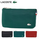 最大47倍★2/20(木)24H限定エントリー｜ラコステ マルチケース 小物入れ DOUX メンズ NH7301K LACOSTE | ポーチ 本革 牛革 レザー ブランド専用BOX付き [PO10][bef][即日発送]