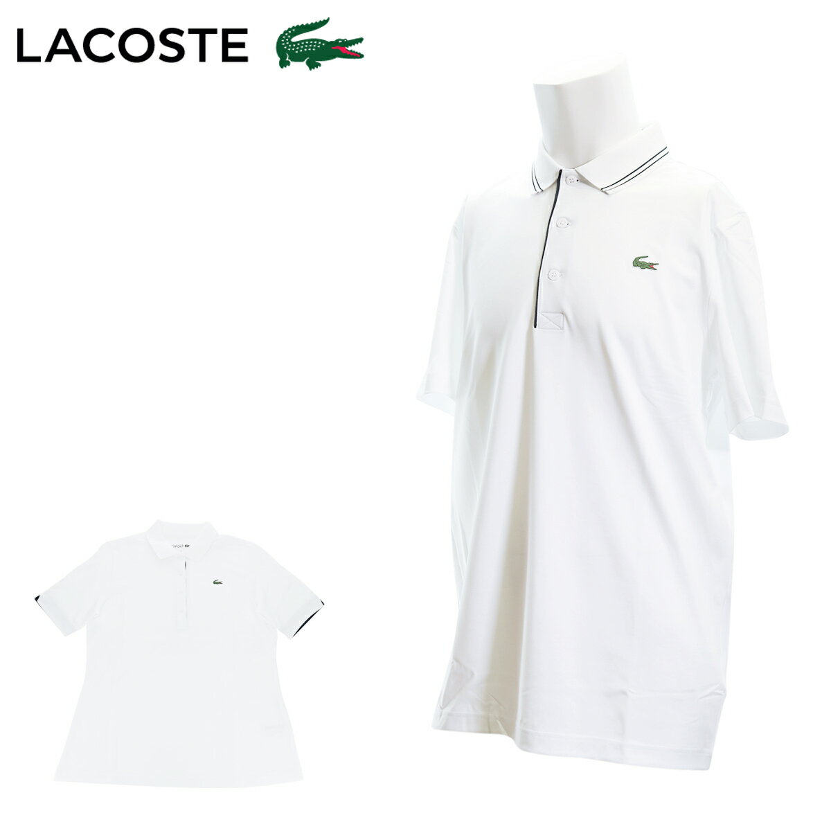 【全品10倍｜5/16 2時迄】ラコステ ポロシャツ 半袖 SPORT レディース PF5179L LACOSTE | ポリエステル トップス 無地 ゴルフウェア[PO10][即日発送]