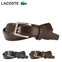 ラコステ ベルト 別注 日本製 本革 メンズ LB62960 LACOSTE ピン式 牛革 レザー カジュアル ビジネス ギフト プレゼント ギフト プレゼント...