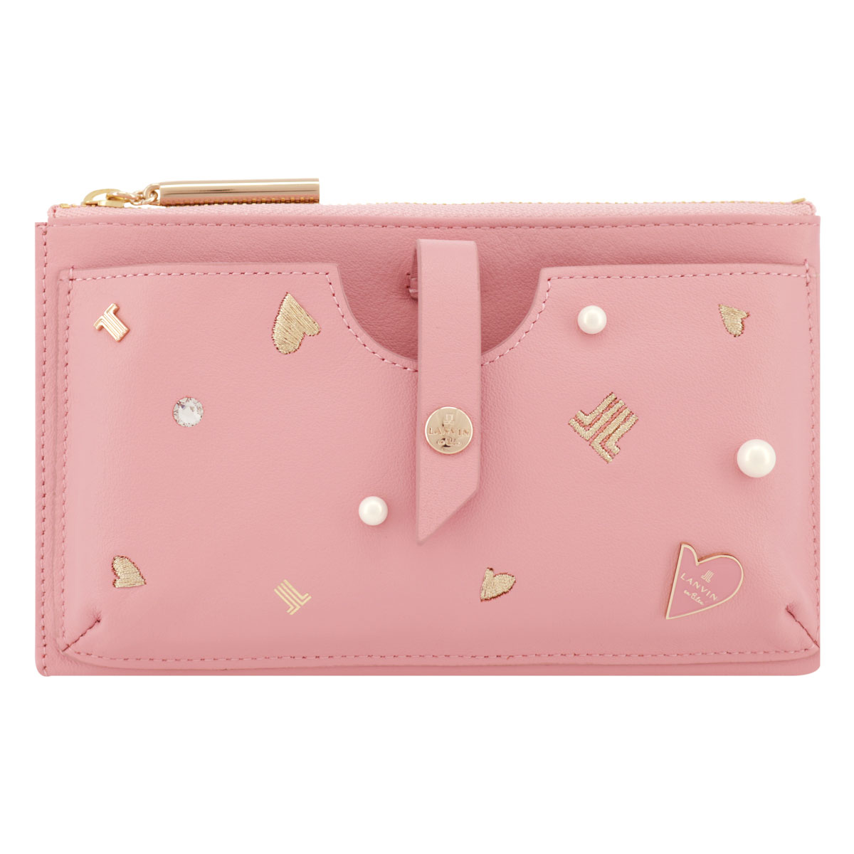 ランバンオンブルー スマホポーチ エクラン レディース 482780 LANVIN en Bleu | お財布ポシェット 牛革 本革 レザー[PO10][即日発送]