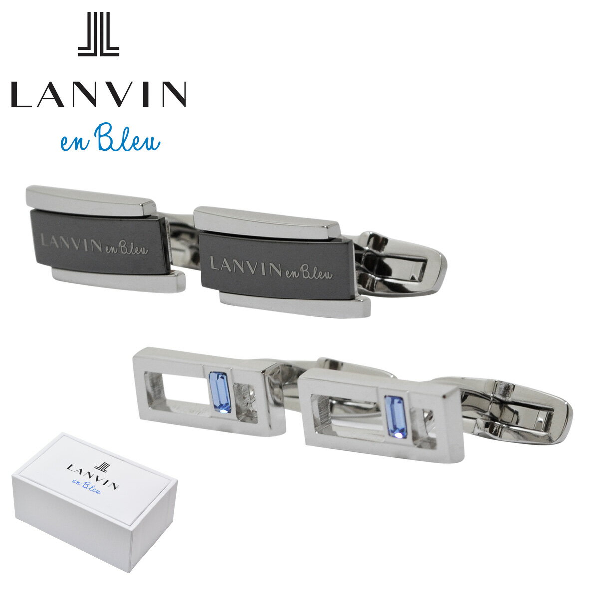 最大57倍★11/5(木)20時〜4H限定エントリー｜ランバンオンブルー カフス メンズ LANVIN en Bleu｜カフスボタン カフリンクス アクセサリー ギフト プレゼント 結婚式[PO10][即日発送]