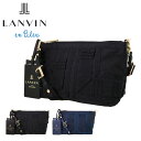 ランバン オン ブルー 定期入れ レディース ランバンオンブルー ショルダーバッグ レディース ミエル 483340 LANVIN en Bleu | ラメ パスケース付き ワンマイルバッグ[DL10][即日発送]