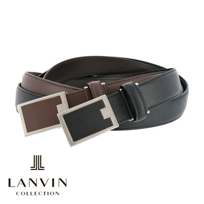 【全品10倍|6/4 20時〜期間限定】ランバンコレクション ベルト jlmb1310 LANVIN COLLECTION ビジネスベルト 中間フリー 牛革 本革 レザー メンズ
