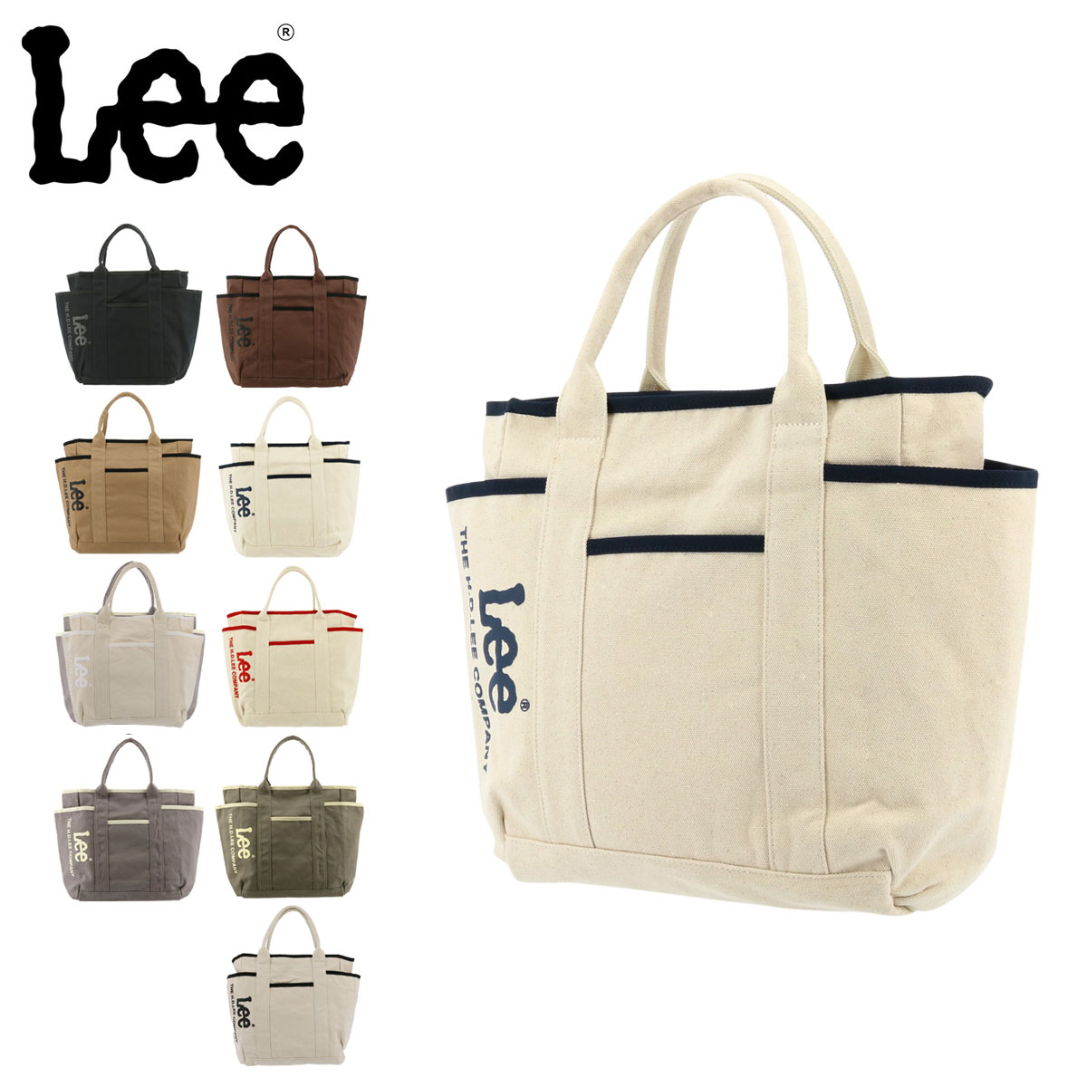 【全品10倍｜5/16 2時迄】Lee トートバッグ A4 メンズ レディース 320-704 リー | コットン joker ワンマイルバッグ[PO10]