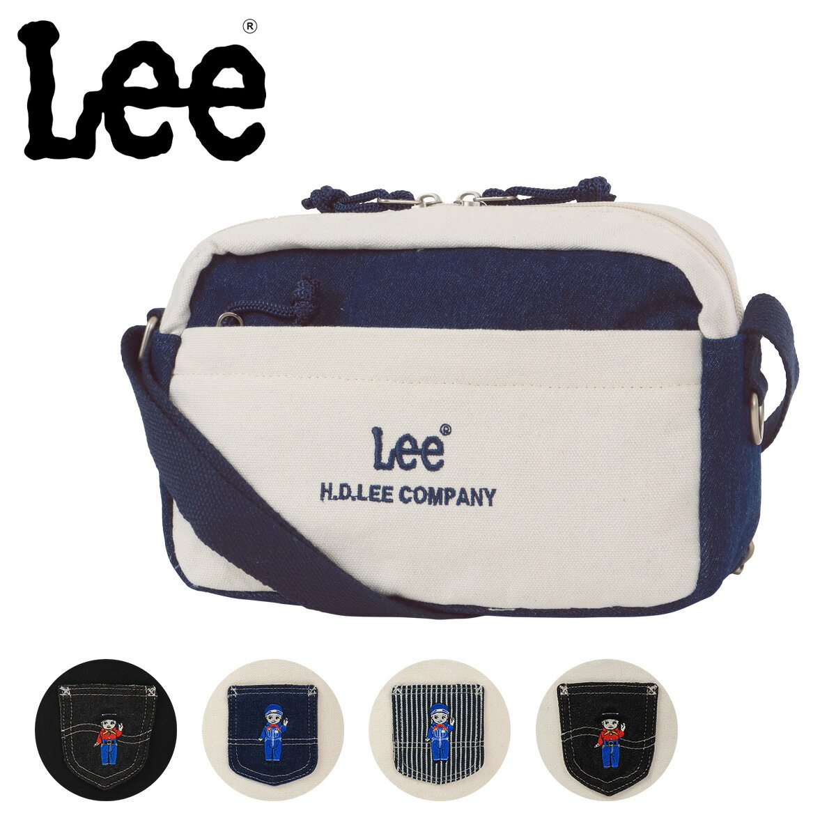 Lee ショルダーバッグ キャンバス デニム バディー Buddy レディース メンズ 320-1401 リー ミニショルダー ポシェット 横型