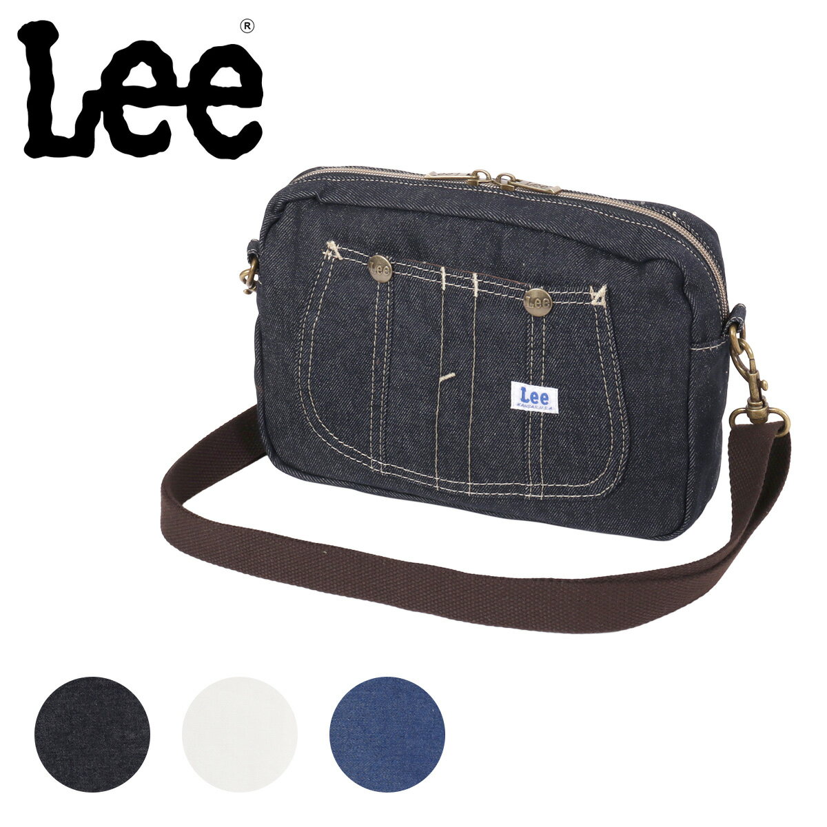 【全品10倍★6/11(木)10時迄】Lee ショルダーバッグ デニム調 メンズ レディース 320-5023 Kate リー ジーンズ ミニショルダー 斜め掛け[PO10]