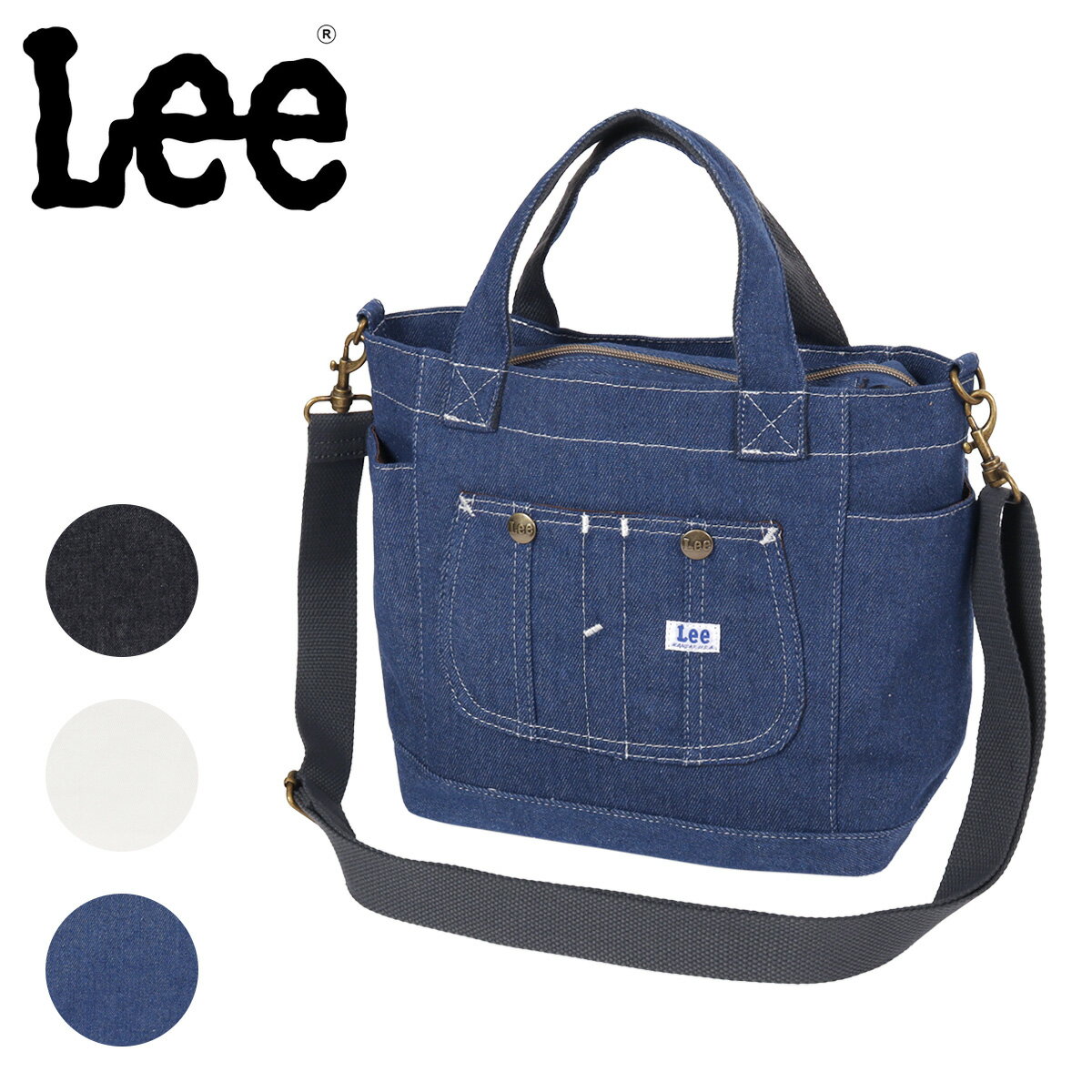 Lee トートバッグ 2WAY デニム調 メンズ レディース 320-5026 Kate リー ジーンズ ショルダーバッグ ミニトート GW 新生活