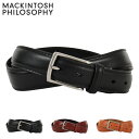 【全品10倍★5/7(水)0時迄】マッキントッシュフィロソフィー ベルト 本革 メンズ ピンタイプ MAPB-00411 MACKINTOSH PHILOSOP...