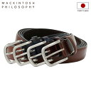 【全品10倍★5/7(水)0時迄】マッキントッシュフィロソフィー ベルト 日本製 メンズ 607024 MACKINTOSH PHILOSOPHY 本革 レザー...