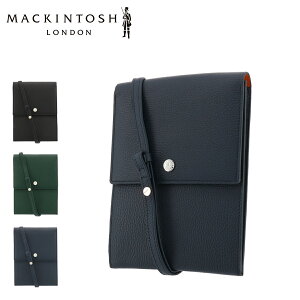 マッキントッシュ ロンドン ショルダーバッグ メダル 本革 メンズ60014│MACKINTOSH LONDON モバイルショルダー スマホポーチ 斜めがけ スマホ入れ 牛革 レザー